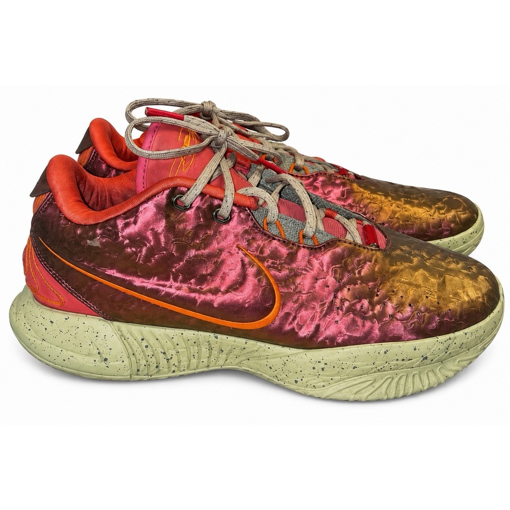 Nike Lebron XXI 21 Queen Conch Mens Size 9.5 Pink Gold Basketball Shoes Sneakers